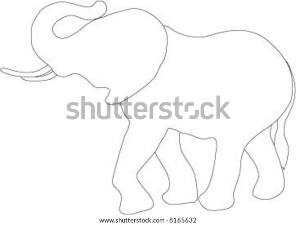 Free Free 333 Elephant Line Drawing Svg SVG PNG EPS DXF File