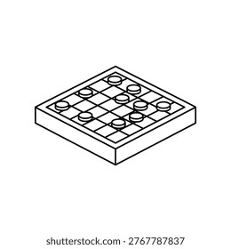 Black and white line drawing of a square baseplate with a grid of holes, featuring circular holes at each intersection, ideal for construction and design projects.