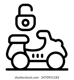 Black and white line drawing of a whimsical robot character driving a small toy car