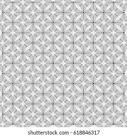 Javanese Batik Kawung Seamless Pattern Gray Stock Vector (Royalty Free ...