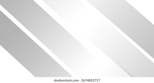 Gradación de textura de medio tono de línea blanca negra. Concepto de líneas de Tecnología. Desvaneciendo el Fondo de pantalla delgado para la superposición.