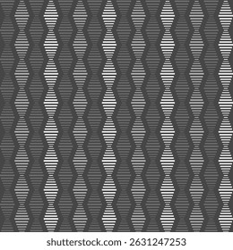 faixas de gradiente de meio-tom de linha preta e branca. Fundo de gradação de faixa simples. Efeito de onda de padrão linear de repetição. Papel de parede de linhas paralelas para sobreposição, têxtil 
