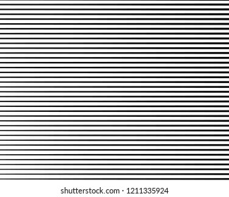 Black and white Line halftone pattern with gradient effect. Horizontal stripes. Parallel straight monochrome pattern Template for backgrounds and stylized textures. Vector illustration