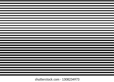 Black and white Line halftone pattern with gradient effect.Straight stripes. Parallel direct monochrome pattern Template for backgrounds and stylized textures. Vector illustration