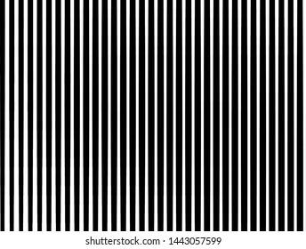 Black and white Line halftone pattern with gradient effect. Parallel straight monochrome pattern with stripes Template for backgrounds and stylized textures. Vector illustration