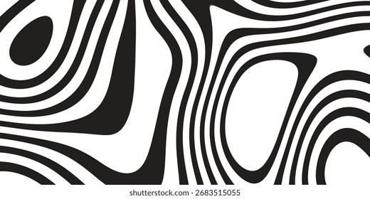 Black and white line pattern abstract background texture. Curvy and wavy backdrop Curvy and wavy backdrop	