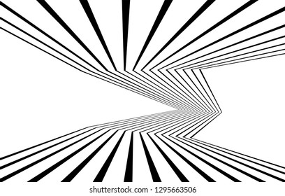 black and white line  stripe wave abstract background