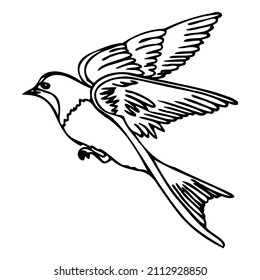 Black and white linear illustration depicting birds,swallows,storks,cranes,magpies,woodpecker ,coloring book for children and adults,line art wall art,posters,shaft art,stained glass style,abstraction