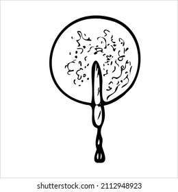 Black and white linear illustration depicting Japanese tea objects, fans,umbrellas,lanterns,coloring book for children and adults,line art wall art,posters,shaft art,stained glass style,abstraction,ve
