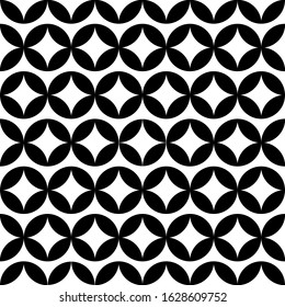 black and white linear seamless pattern inspired by traditional wood carving art in Taiwan architecture. 
