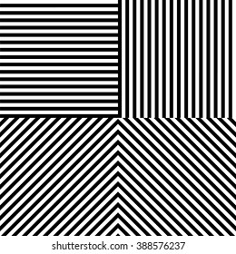 black and white Linear seamless vector background