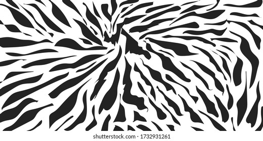Líneas blancas y negras, fondo abstracto bajo una cebra.
