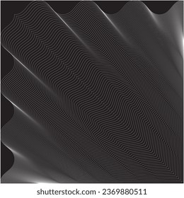 Black and White lines Abstract background
