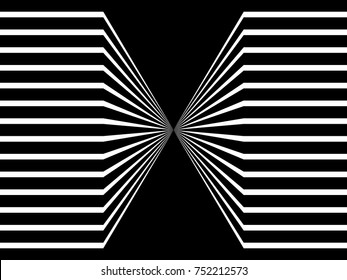 black and white lines background