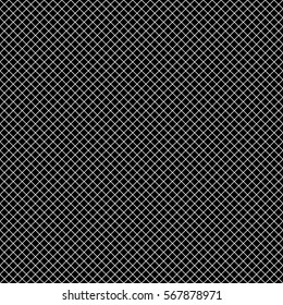 Black with white lines lined paper. The paper into the cell. Vector, seamless texture. Pattern background similar to paper. Seamless geometric pattern with the intersection of the grid lines.