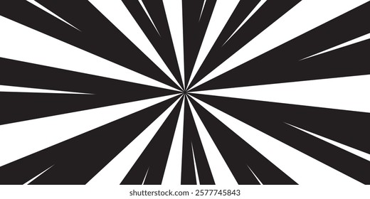 black and white lines vortex speed texture effect 
