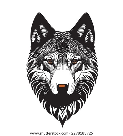 black and white lion fullly vector and editable 