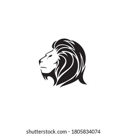 black and white lion head image