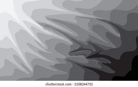 Black white liquid abstract background