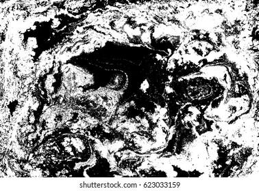 Black and white liquid texture, watercolor hand drawn marbling illustration, abstract background.