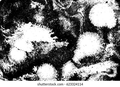 Black and white liquid texture, watercolor hand drawn marbling illustration, abstract background