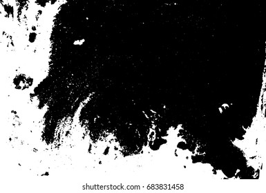 Black and white liquid texture. Watercolor hand drawn marbling illustration. Abstract vector background. Monochrome marble pattern