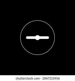 Icono de bloqueo en blanco y negro