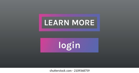 Black white login screen and modern style register web page flat vector illustration.