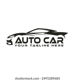 a black and white logo for a car with a logo that says auto.