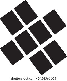 black and white logo design