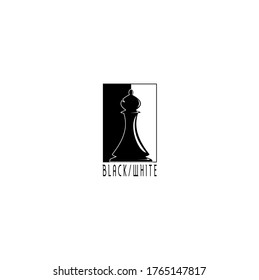 black and white logo or vector