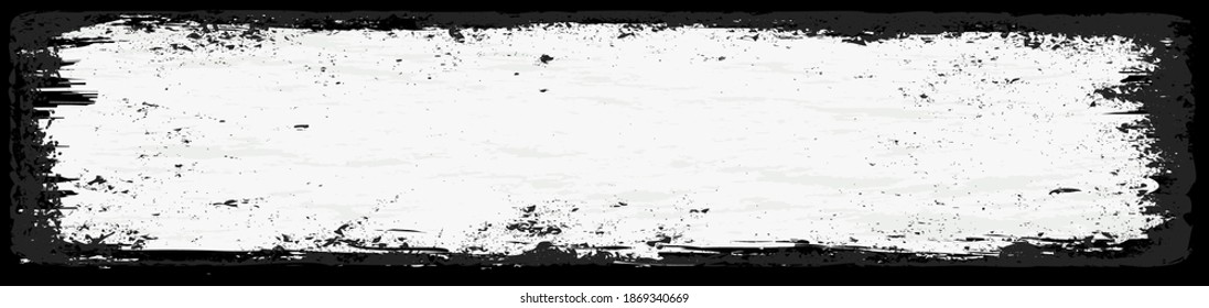 banner negro y blanco de grano largo