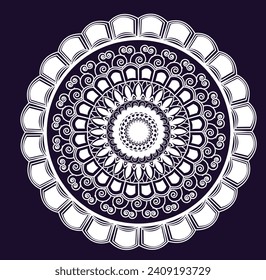 black and white mandala design, unique mandala design