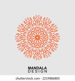 BLACK WHITE MANDALA PATTERN DESIGN, SUITABLE FOR COLORING BOOK AND VARIOUS OTHER NEEDS.VECTOR ILLUSTRATION