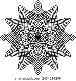 Mandala blanco y negro.Mandala art.fabric fondo de pantalla, patrón de tela, patrón sin fisuras, patrón étnico, diseño étnico, diseño de moda, ilustración, pintura, correcto, fondo, icono, diseño.