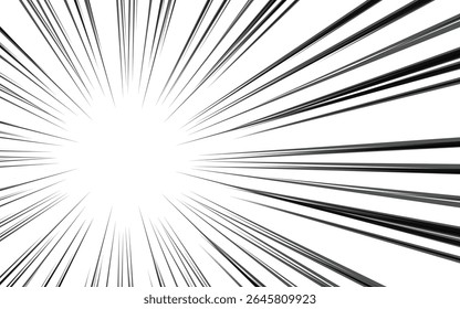 Black and white manga abstract comic background.