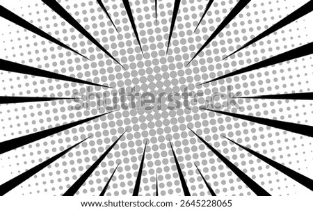 Black and white manga abstract comic background.