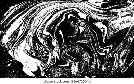 Black and White Marble Abstract Background