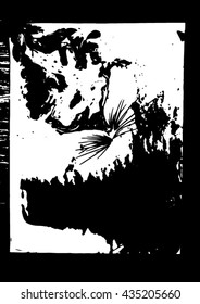 Black and white marble abstract texture background.