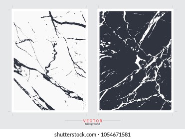 Black and white marble cover background, Vector set template, Fully editable color change, Vintage style for your design a stunning wedding, invitation, greeting cards, web banner, pattern, wallpaper