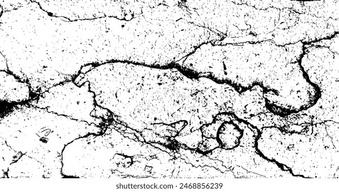 Black and White Marble Stone Vector Texture