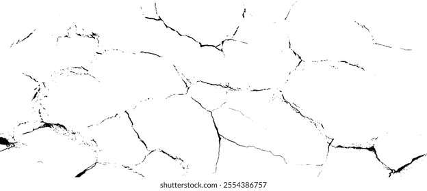 black and white marble texture with cracks.