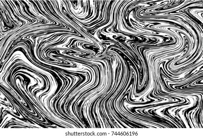 Design de textura de mármore preto e branco. Fundo do vetor.