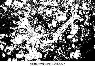 Black and white marbled texture. Grunge vector illustration. Ink marble background. Abstract ebru paper. Liquid pattern.