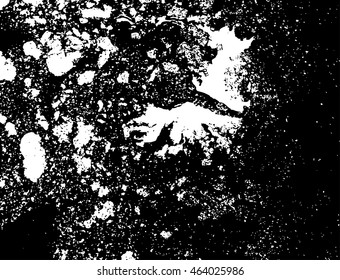 Black and white marbled texture. Grunge vector illustration. Ink marble background. Abstract ebru paper. Liquid pattern.