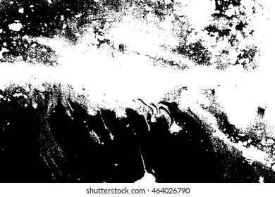 Black and white marbled texture. Grunge vector illustration. Ink marble background. Abstract ebru paper. Liquid pattern.
