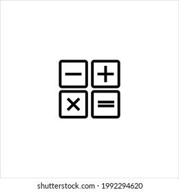 black and white math study symbol icon