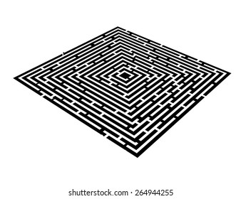 Black and White Maze