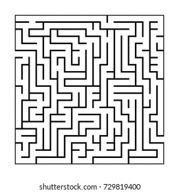 black and white maze pattern