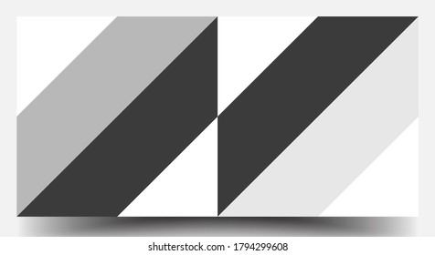 Black and White Memphis Or Bauhaus Swiss Pattern Background. Abstract Bauhaus Geometric Pattern. Monochrome Pattern Wallpaper Vector, Graphic Design Digital Black And White.